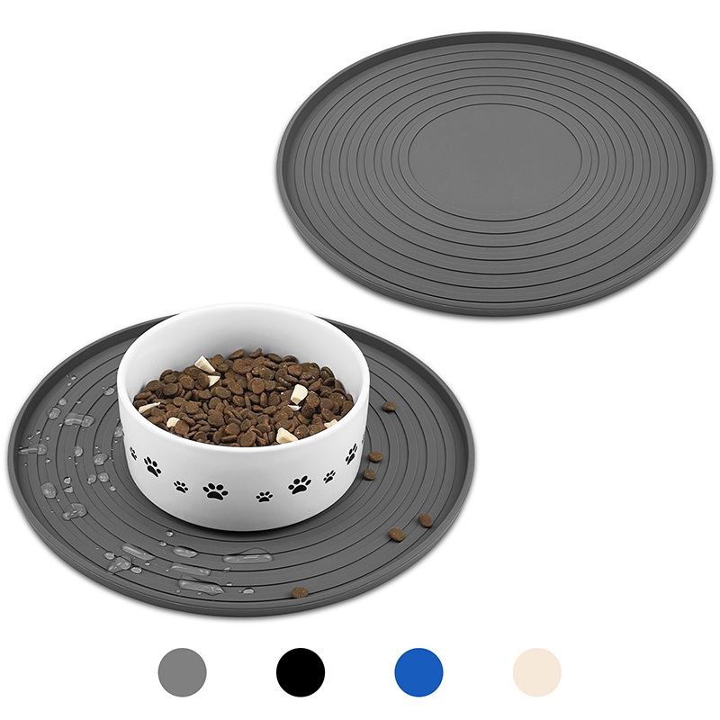Silicone Pet Feeding Mat – Round, Non-Slip Design – Silvex™