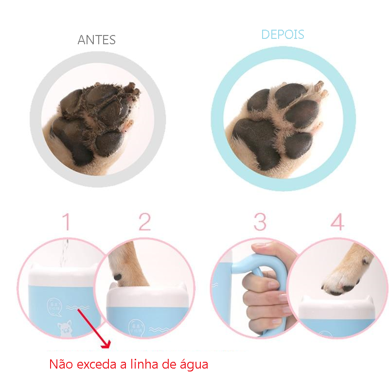 Portable Pet Paw Cleaning Cup, Compact & Easy to Use – Rinzo™