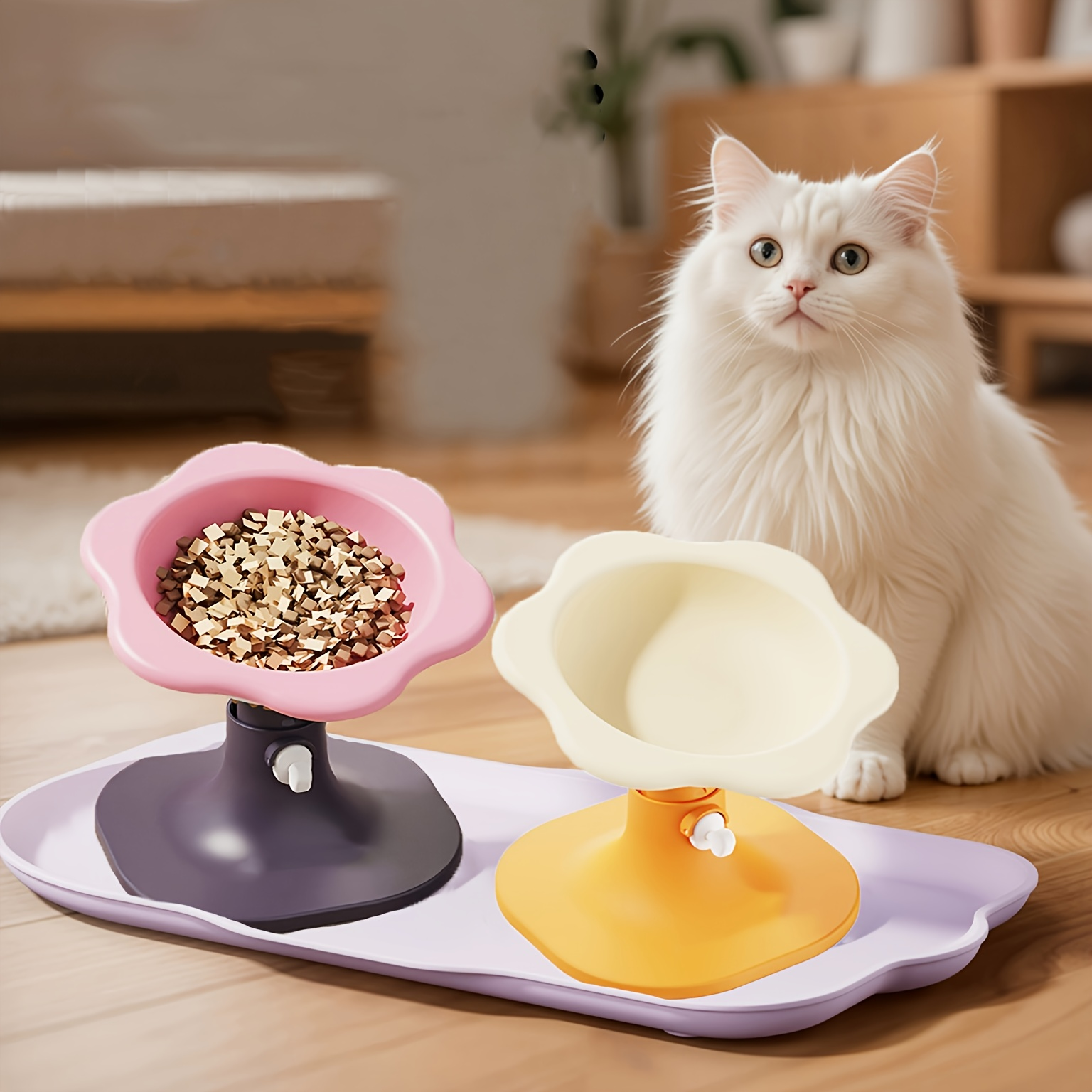 Adjustable Elevated Pet Bowl for Dogs & Cats – Bowlift™