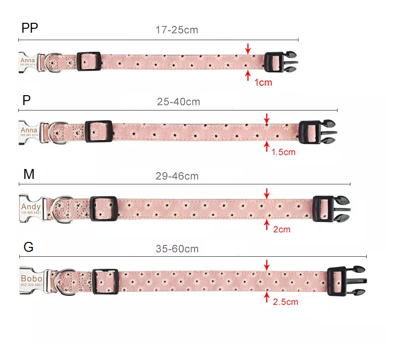 Personalized ID Pet Collar with Name & Phone Number – Tagwell™