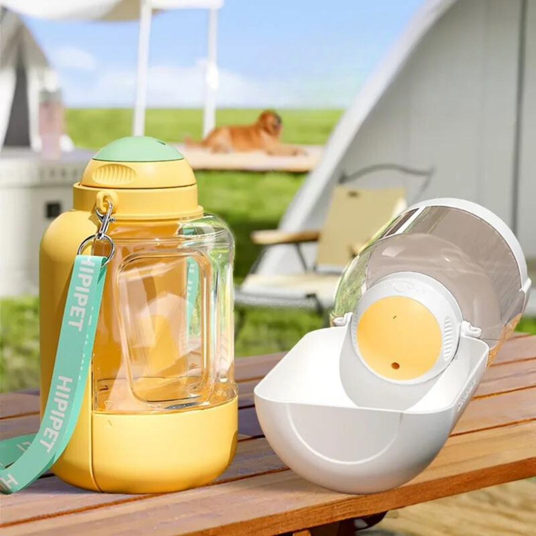 Portable Pet Water & Food Bottle – Hydraw™