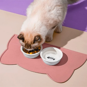 Silicone Pet Feeding Mat for Bowls – Waterproof, Non-Slip – Slikmat™