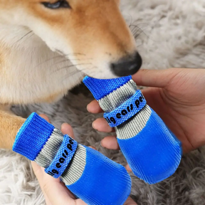 Waterproof Non-Slip Pet Socks with Adjustable Fit – PawShield™