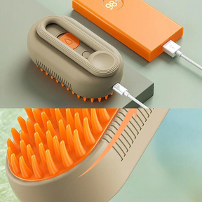 Steam Pet Grooming Brush – Hair Remover for Dogs & Cats – Steamzo™