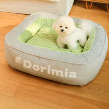Leather Pet Bed for Large Dogs with Removable Washable Cover – LeatherLoft™