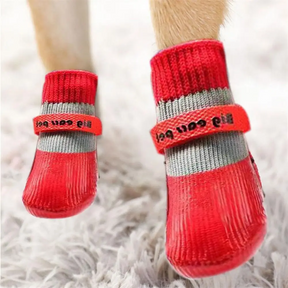 Waterproof Non-Slip Pet Socks with Adjustable Fit – PawShield™