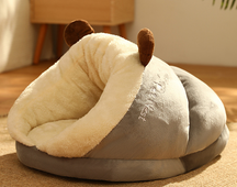 Cotton Slipper Pet Bed for Small & Medium Dogs and Cats – SnugStep™