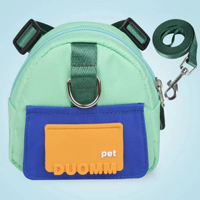Backpack-Style Collar & Leash Set for Medium to Large Dogs – Wagport™