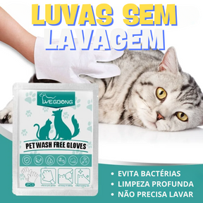 Waterless Pet Cleaning Gloves for Dogs & Cats, 6 PCS – Wipzo™