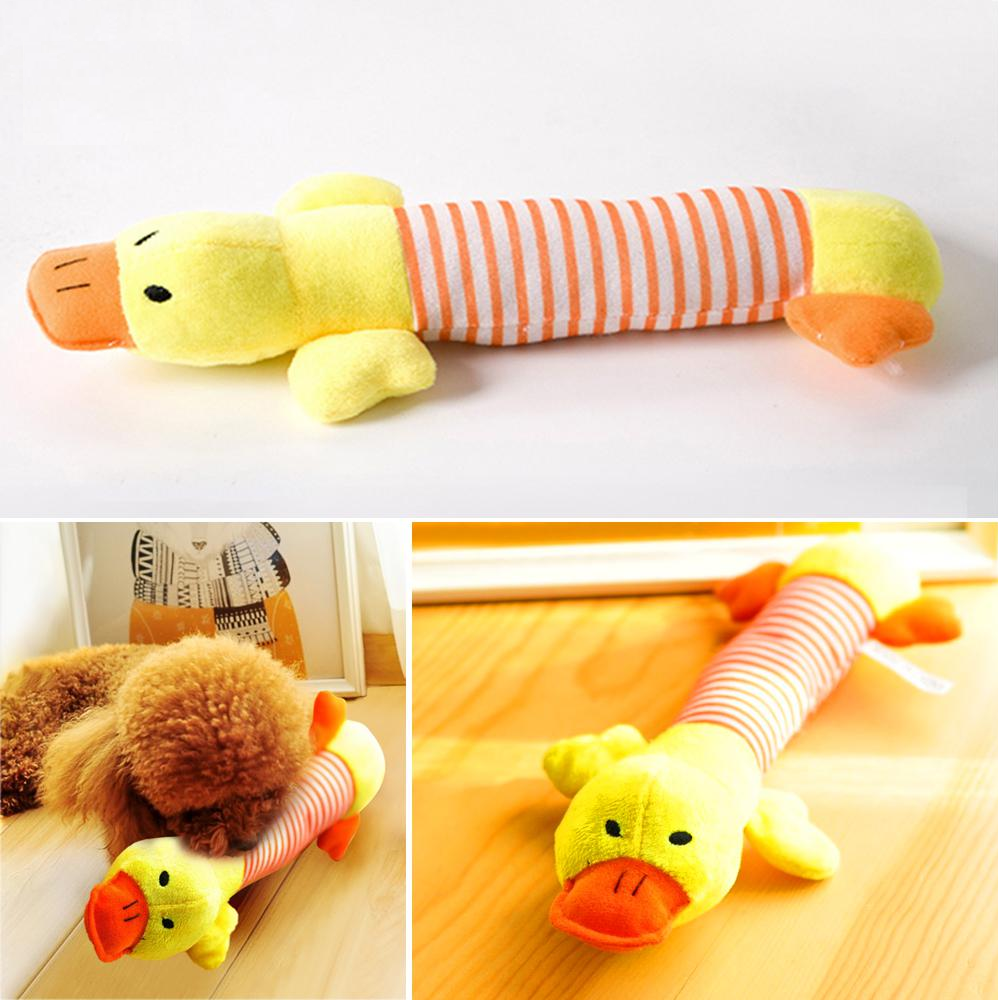 Cotton Animal Pet Toy 9.8-Inch Elephant, Duck or Pig – CritterToss™