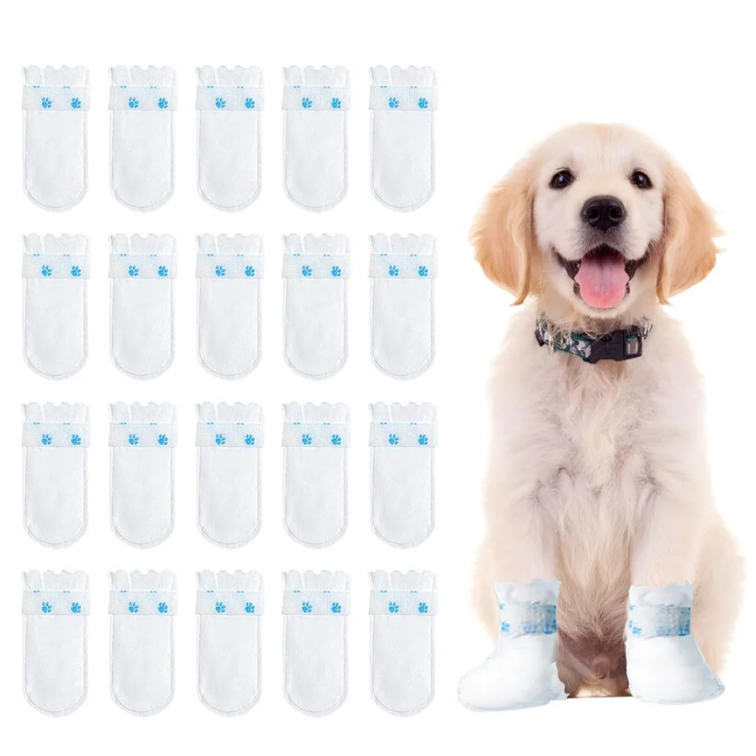 Disposable Waterproof Pet Shoes - 20-Piece Set – Stepwick™