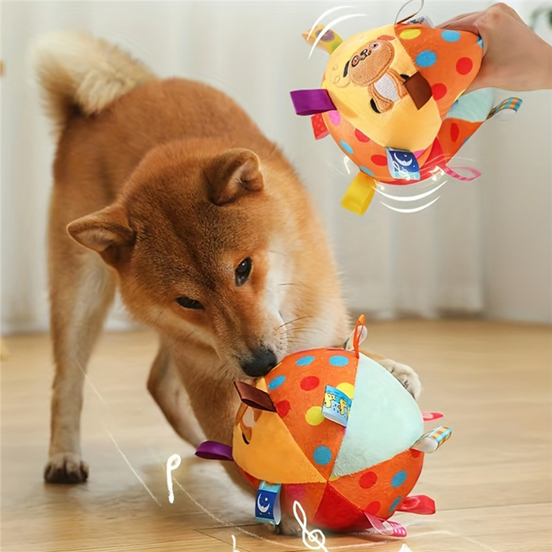 Jingle Bell Plush Ball Toy for Dogs – Jingla™