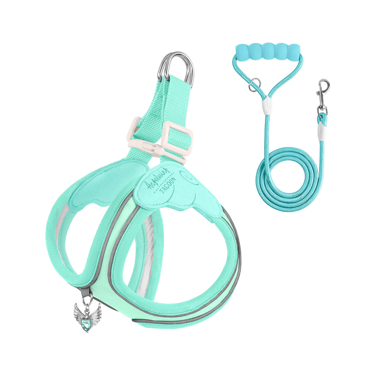 Pet Collar & Leash Set – Waterproof Reflective Nylon – Trotta™