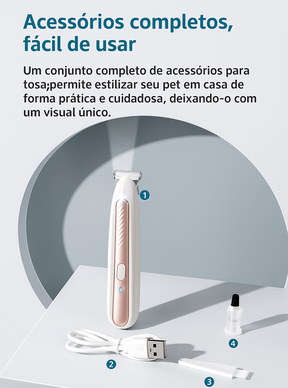 LED Pet Hair Trimmer for Dogs & Cats – Glimmo™