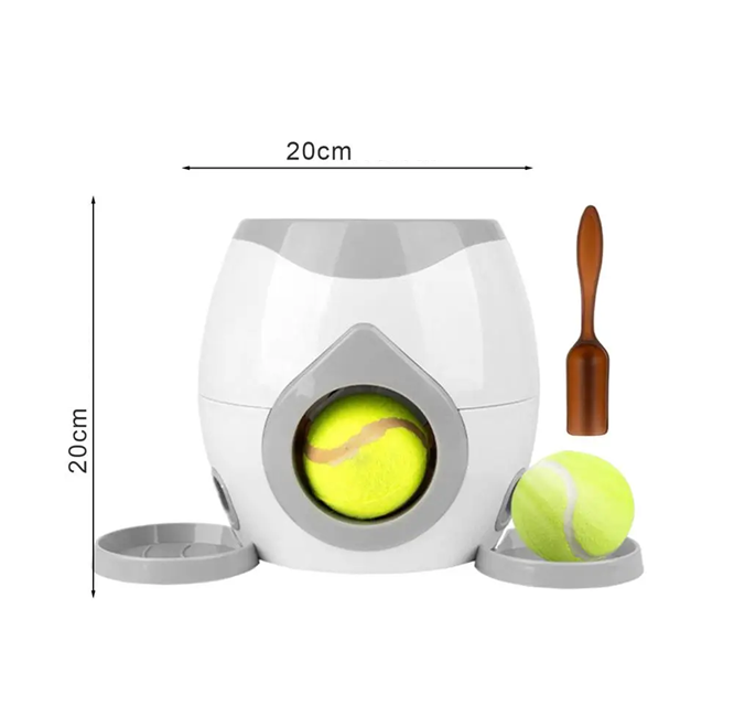 Automatic Ball Launcher & Treat-Dispensing Pet Toy – Flingo™