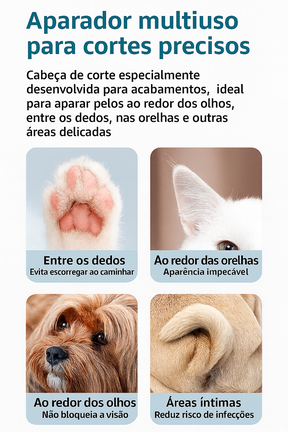 LED Pet Hair Trimmer for Dogs & Cats – Glimmo™