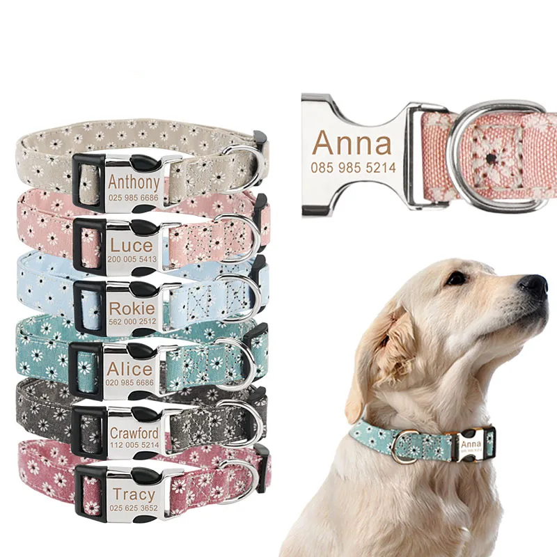 Personalized ID Pet Collar with Name & Phone Number – Tagwell™