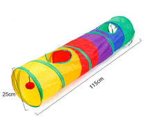 Collapsible Cat Play Tunnel with Hanging Ball – Loopa™