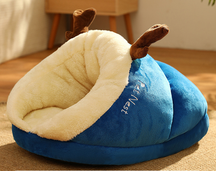Cotton Slipper Pet Bed for Small & Medium Dogs and Cats – SnugStep™