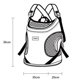 Nylon Pet Transport Backpack Carrier for Small Pets – Renlo™