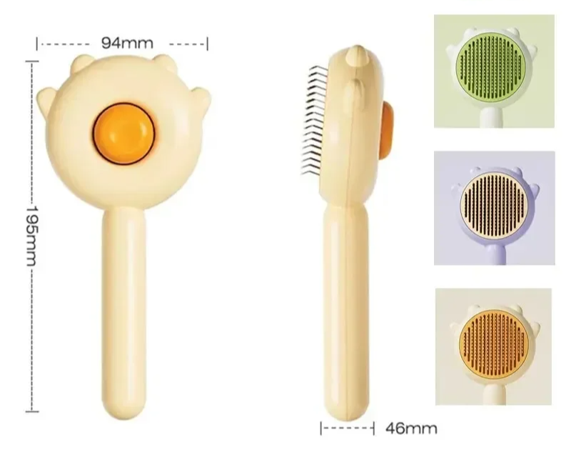Self-Cleaning Pet Hair Removal Brush – Sheddly™
