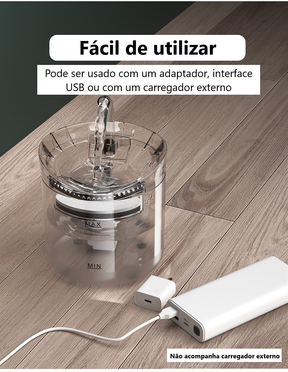 Automatic Pet Water Fountain with Carbon Filter – Clarivo™