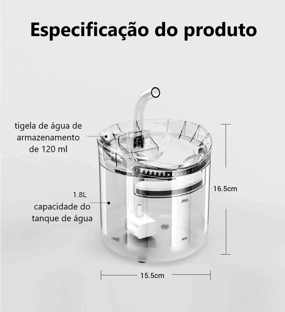 Automatic Pet Water Fountain with Carbon Filter – Clarivo™