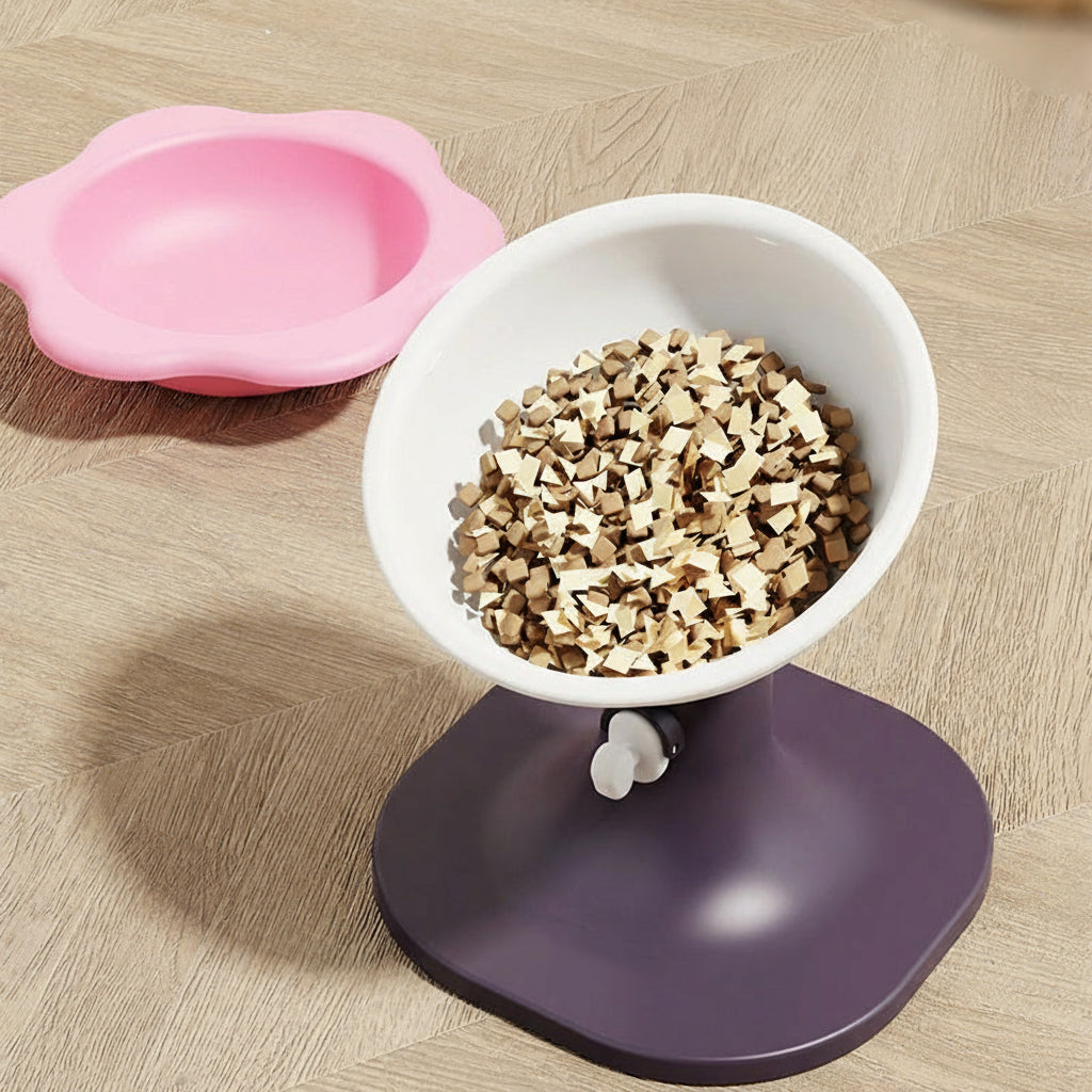 Adjustable Elevated Pet Bowl for Dogs & Cats – Bowlift™