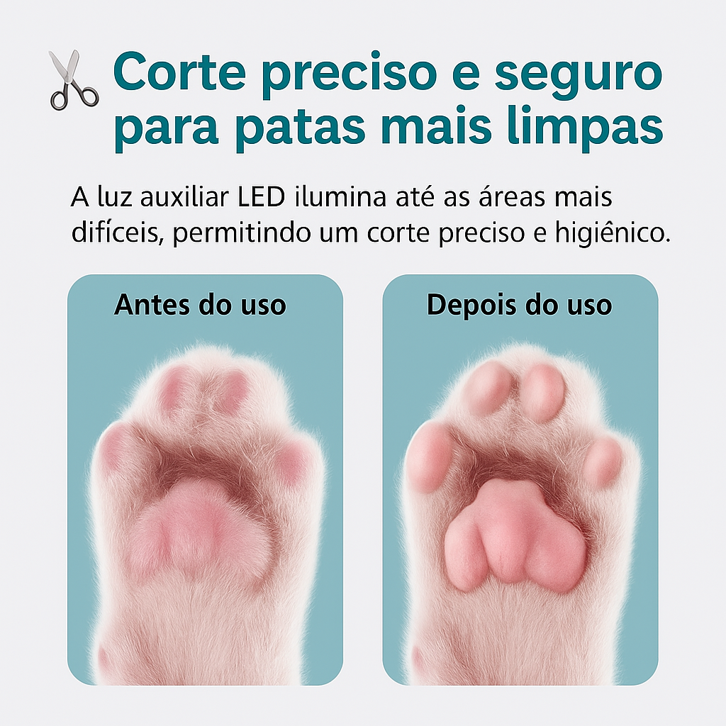 LED Pet Hair Trimmer for Dogs & Cats – Glimmo™