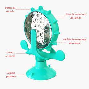 360° Spinning Treat Dispenser Interactive Pet Toy – Spinza™