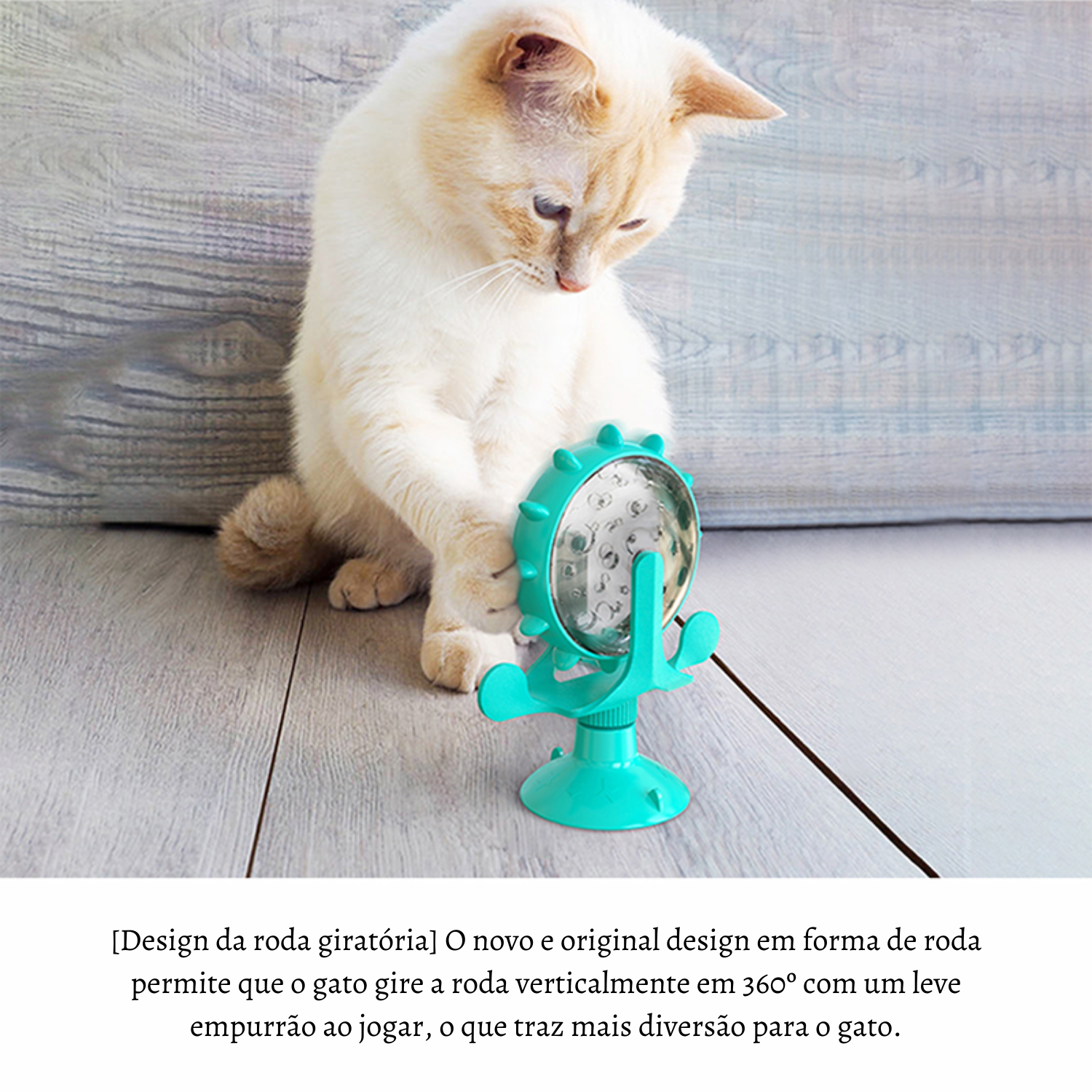 360° Spinning Treat Dispenser Interactive Pet Toy – Spinza™