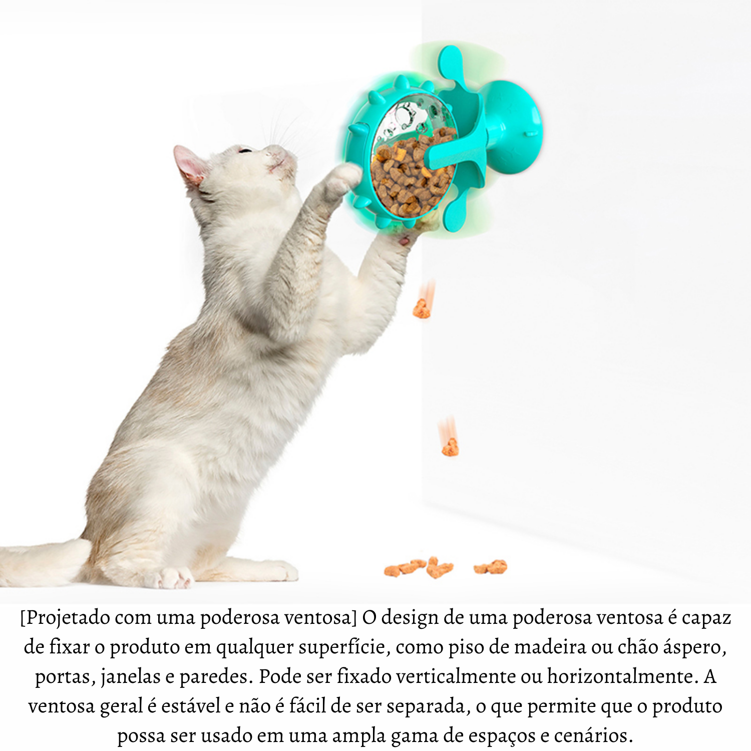 360° Spinning Treat Dispenser Interactive Pet Toy – Spinza™
