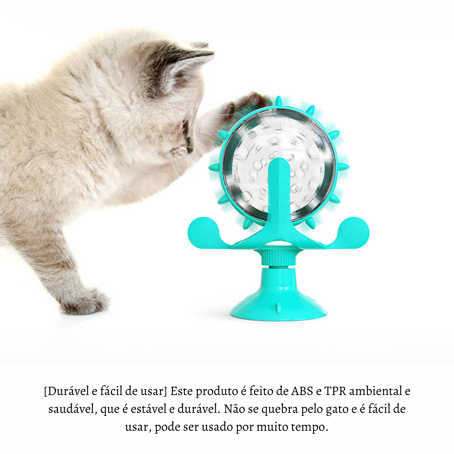 360° Spinning Treat Dispenser Interactive Pet Toy – Spinza™