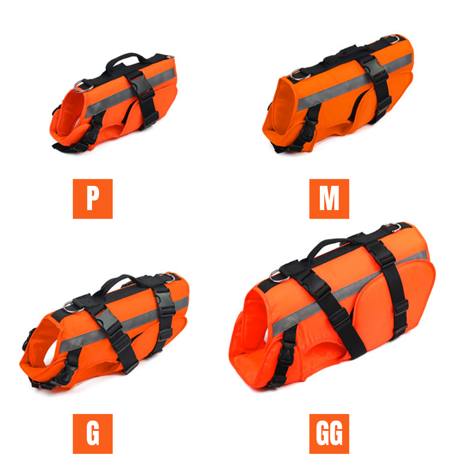 Pet Life Jacket with Reflective Strap & Quick-Release Velcro – Floatwyn™