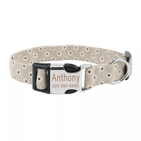 Personalized ID Pet Collar with Name & Phone Number – Tagwell™