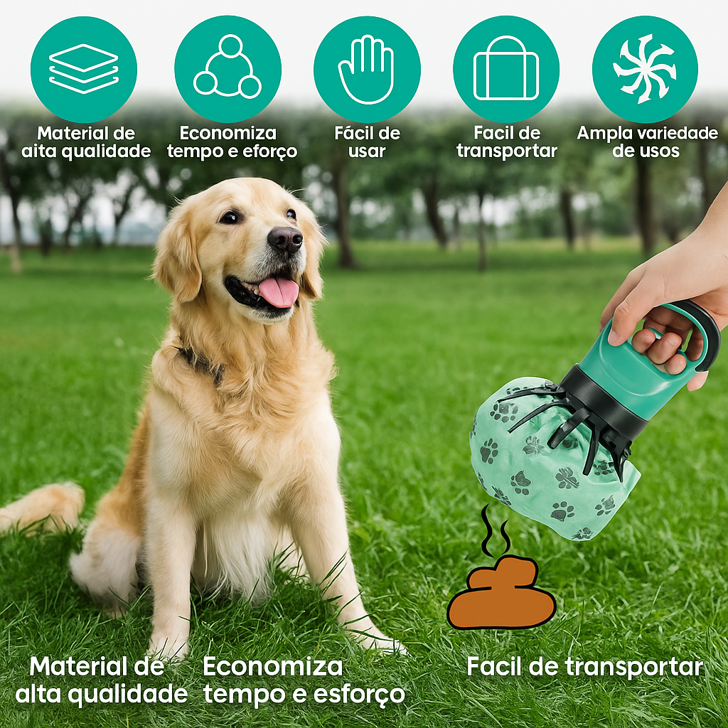 Portable Pet Waste Scoop – Lightweight Plastic Design – Skoopa™