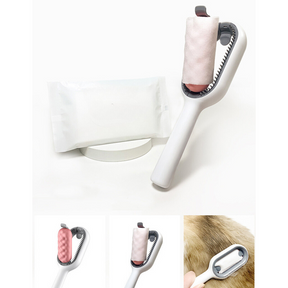 Pet Hair Removal Brush with Wipe Refill – Zestro™