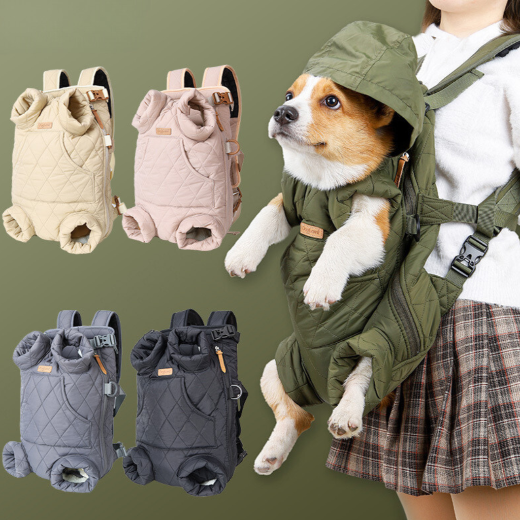 Kangaroo Pet Carrier Backpack with Front Pocket & Hood – Trelune™