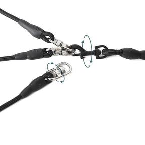 3-Way Dog Coupler Leash for Up to 3 Dogs with Padded Handle – Trivo™