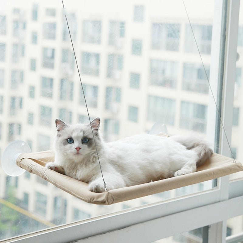 Window Cat Hammock with 4 Suction Cups & Oxford Fabric – VistaNest™