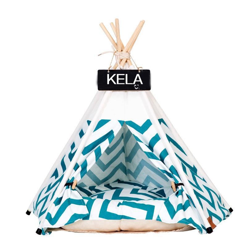 Pet Tent Bed with House-Style Design – HavenPeak™
