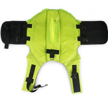 Shark-Print Dog Life Jacket – AquaFin™