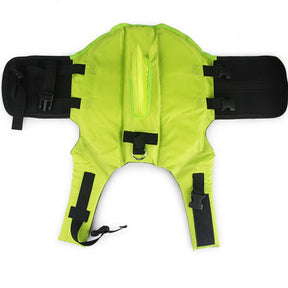 Shark-Print Dog Life Jacket – AquaFin™