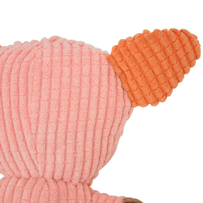 Cute Interactive Cotton Plush Animal Toy for Pets – Snugpaw™