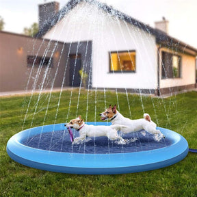Inflatable Pet Sprinkler Splash Pad for Outdoor Water Fun – AquaSprout™