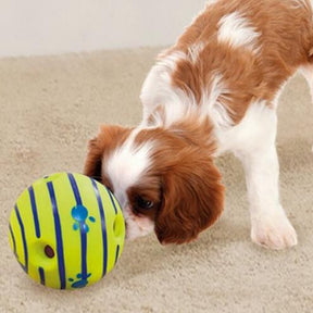 Interactive Giggle Sound Ball Dog Toy with Easy-Grip Design – Gigglo™