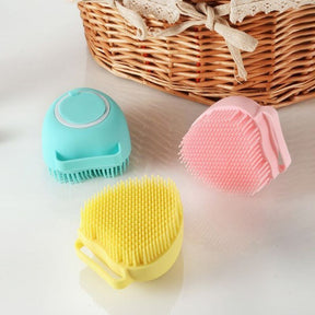 Silicone Bath Massaging Shampoo Brush for Pets – Lathero™