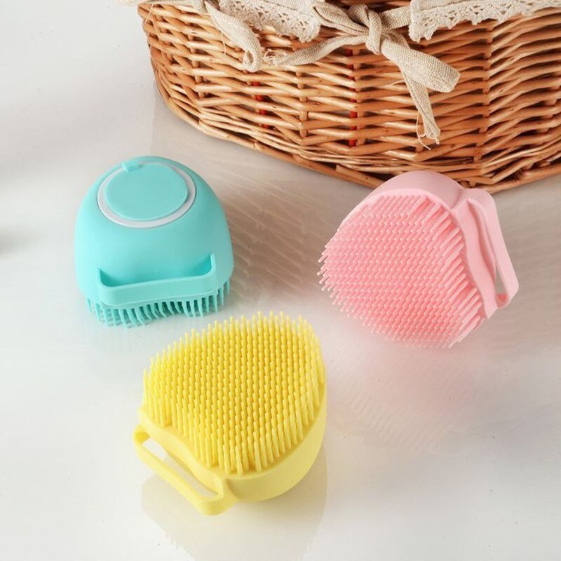 Silicone Bath Massaging Shampoo Brush for Pets – Lathero™
