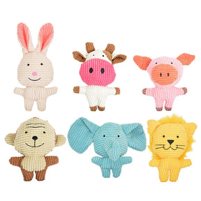 Cute Interactive Cotton Plush Animal Toy for Pets – Snugpaw™