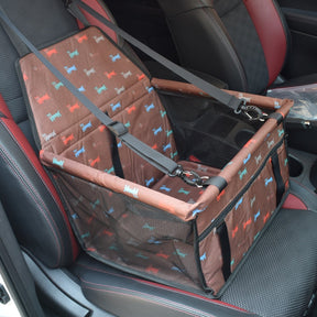 Pet Car Seat with Built-In Safety Belt, Oxford Fabric – Trexo™